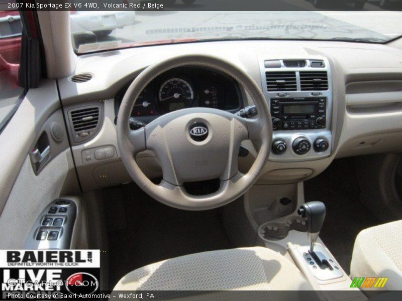 Volcanic Red / Beige 2007 Kia Sportage EX V6 4WD