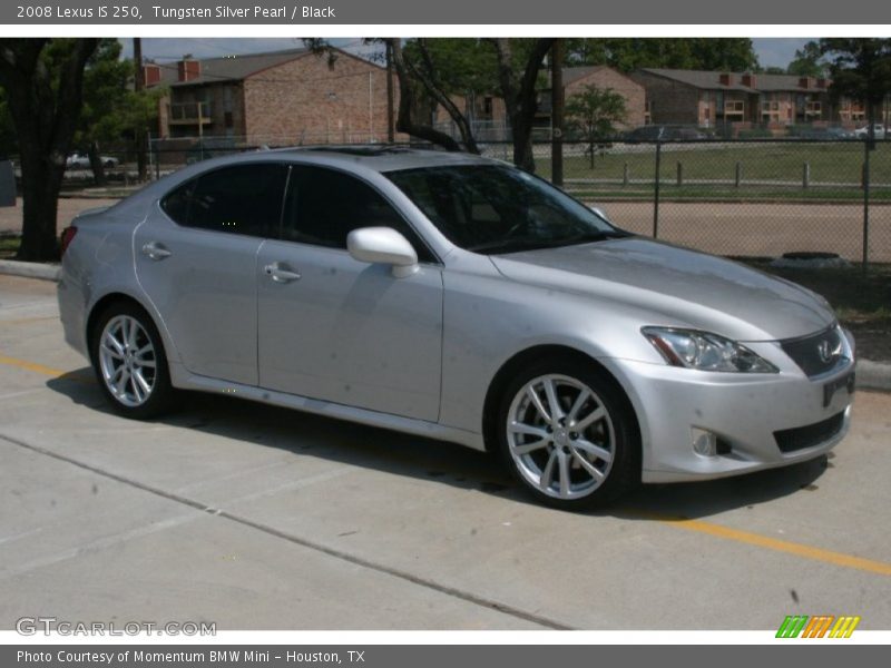 Tungsten Silver Pearl / Black 2008 Lexus IS 250
