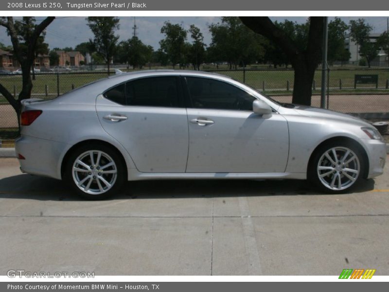 Tungsten Silver Pearl / Black 2008 Lexus IS 250