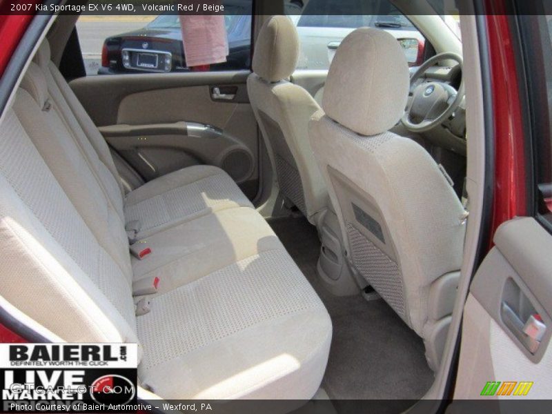 Volcanic Red / Beige 2007 Kia Sportage EX V6 4WD