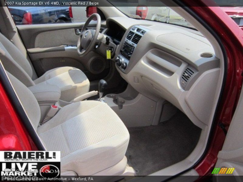 Volcanic Red / Beige 2007 Kia Sportage EX V6 4WD
