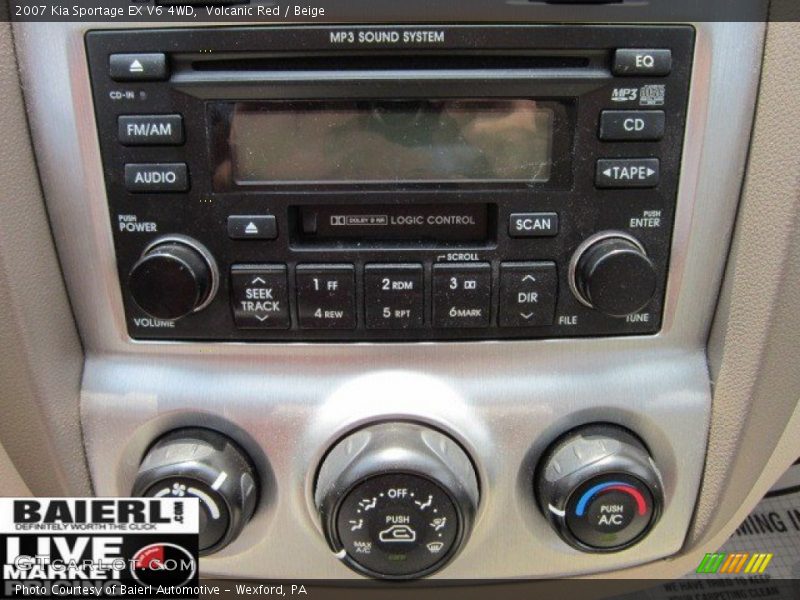 Volcanic Red / Beige 2007 Kia Sportage EX V6 4WD