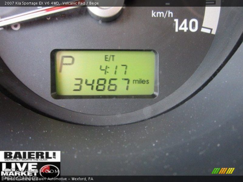 Volcanic Red / Beige 2007 Kia Sportage EX V6 4WD