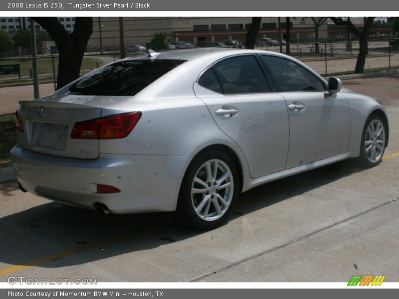 Tungsten Silver Pearl / Black 2008 Lexus IS 250