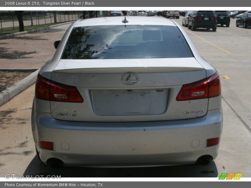 Tungsten Silver Pearl / Black 2008 Lexus IS 250