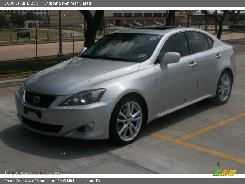 Tungsten Silver Pearl / Black 2008 Lexus IS 250