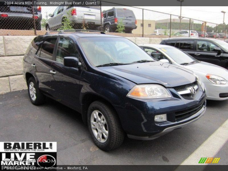 Midnight Blue Pearl / Quartz 2004 Acura MDX Touring