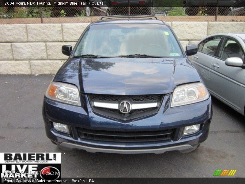 Midnight Blue Pearl / Quartz 2004 Acura MDX Touring