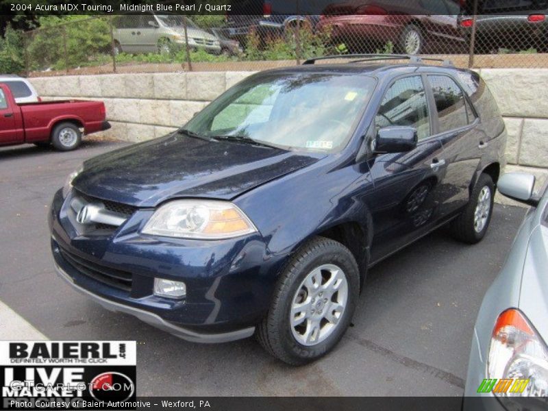 Midnight Blue Pearl / Quartz 2004 Acura MDX Touring