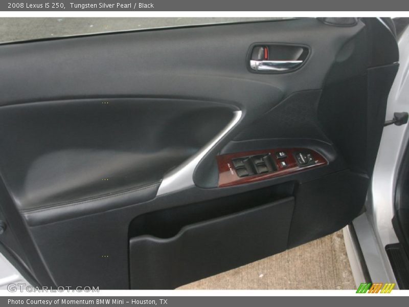 Tungsten Silver Pearl / Black 2008 Lexus IS 250