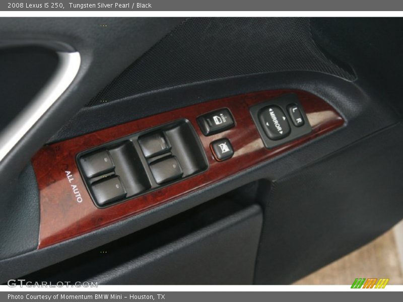 Tungsten Silver Pearl / Black 2008 Lexus IS 250