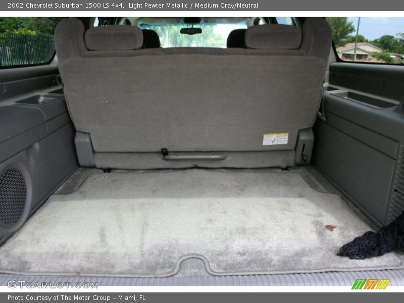 Light Pewter Metallic / Medium Gray/Neutral 2002 Chevrolet Suburban 1500 LS 4x4