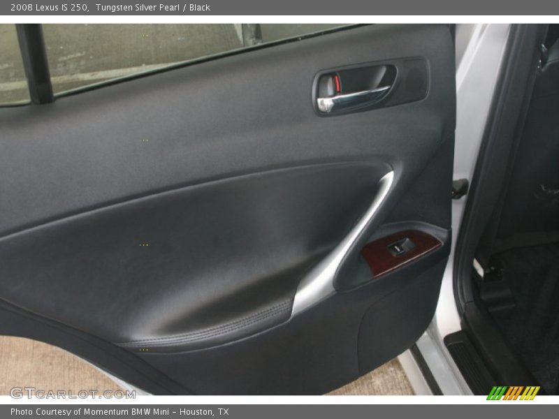 Tungsten Silver Pearl / Black 2008 Lexus IS 250