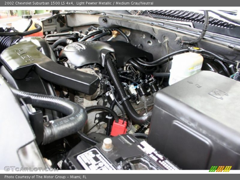 Light Pewter Metallic / Medium Gray/Neutral 2002 Chevrolet Suburban 1500 LS 4x4