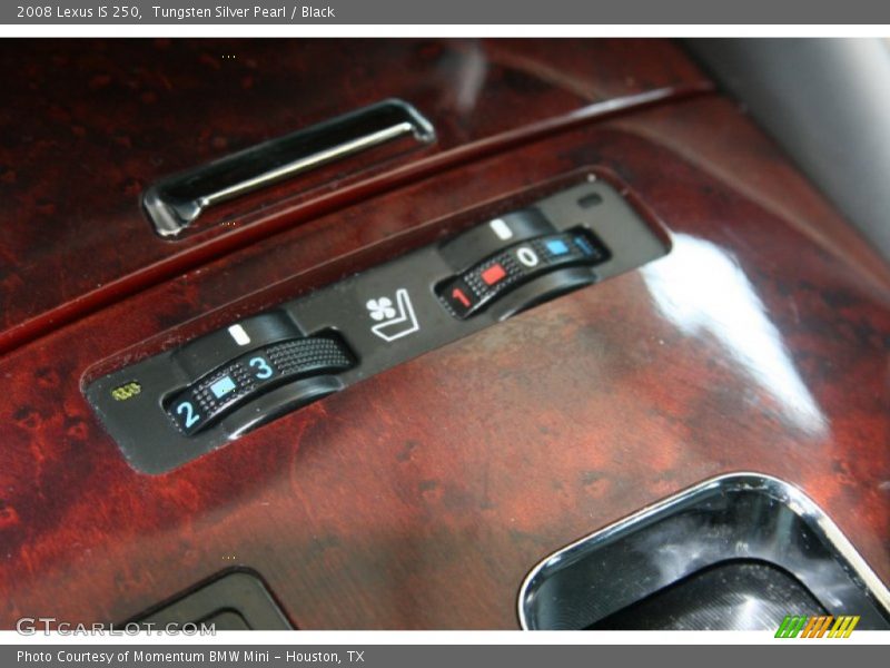Tungsten Silver Pearl / Black 2008 Lexus IS 250