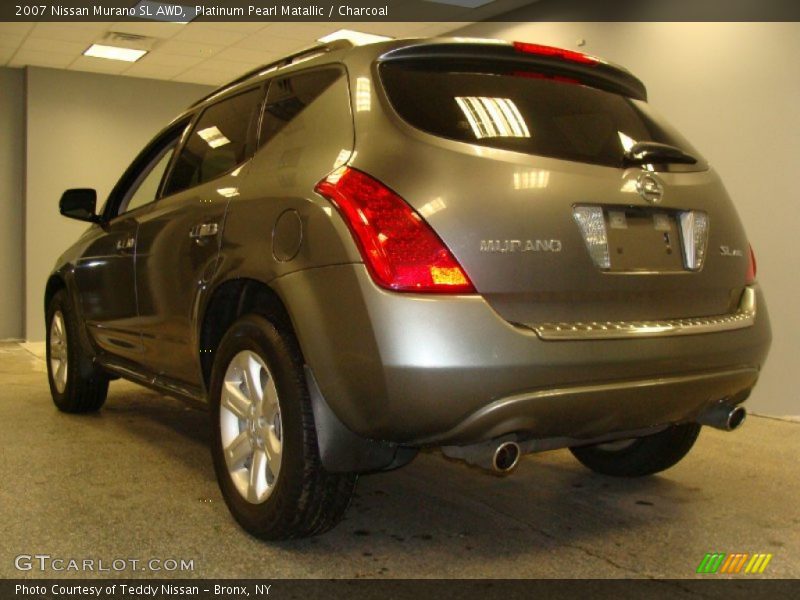 Platinum Pearl Matallic / Charcoal 2007 Nissan Murano SL AWD