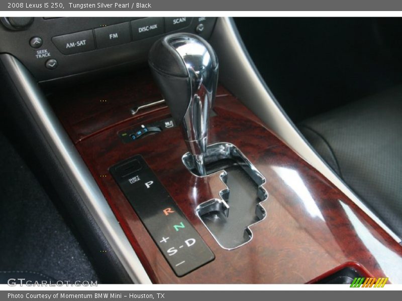 Tungsten Silver Pearl / Black 2008 Lexus IS 250