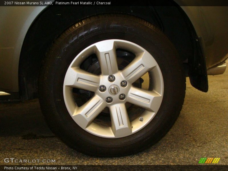 Platinum Pearl Matallic / Charcoal 2007 Nissan Murano SL AWD