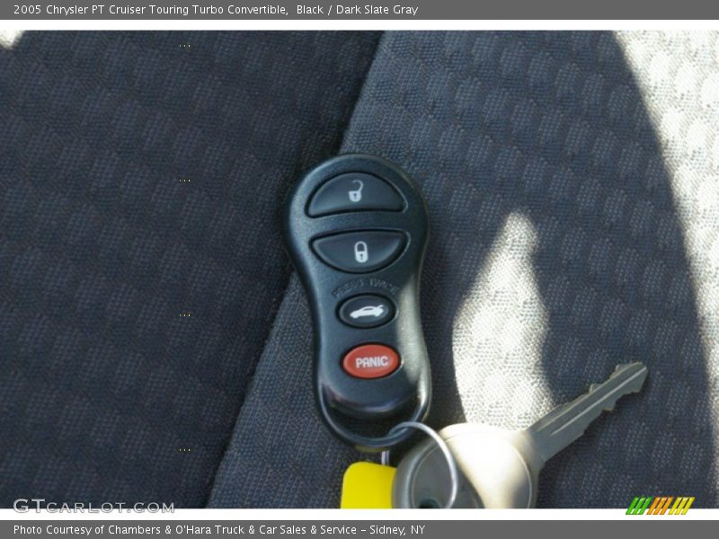 Black / Dark Slate Gray 2005 Chrysler PT Cruiser Touring Turbo Convertible