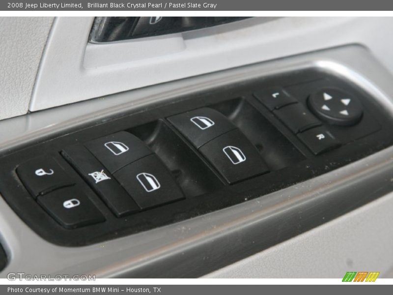 Brilliant Black Crystal Pearl / Pastel Slate Gray 2008 Jeep Liberty Limited