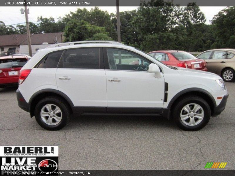 Polar White / Gray 2008 Saturn VUE XE 3.5 AWD