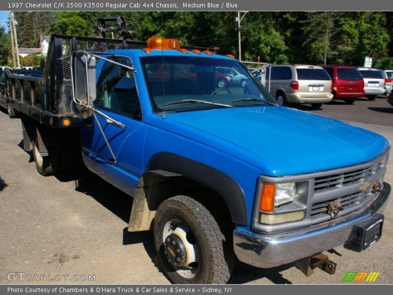 Medium Blue / Blue 1997 Chevrolet C/K 3500 K3500 Regular Cab 4x4 Chassis