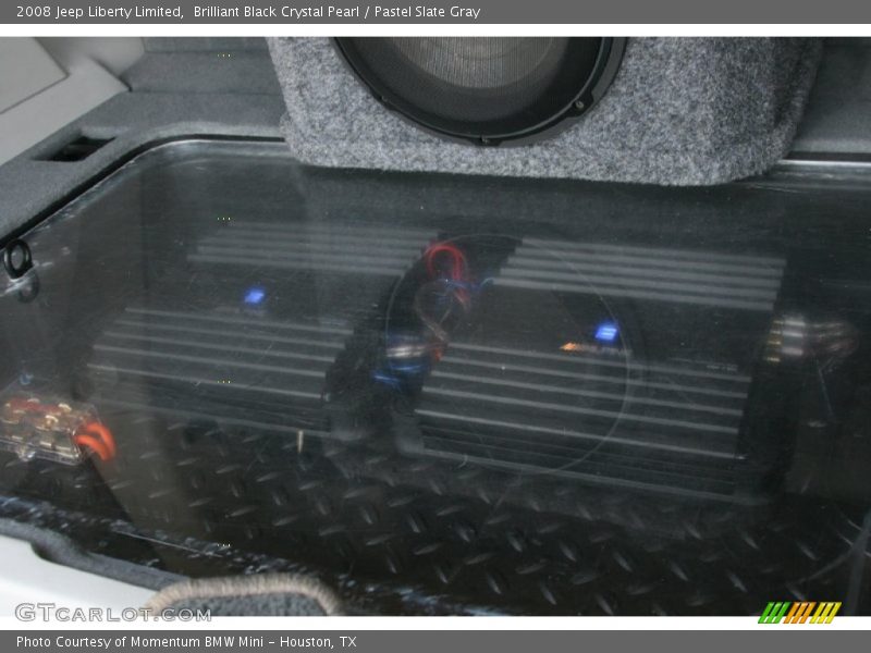 Brilliant Black Crystal Pearl / Pastel Slate Gray 2008 Jeep Liberty Limited