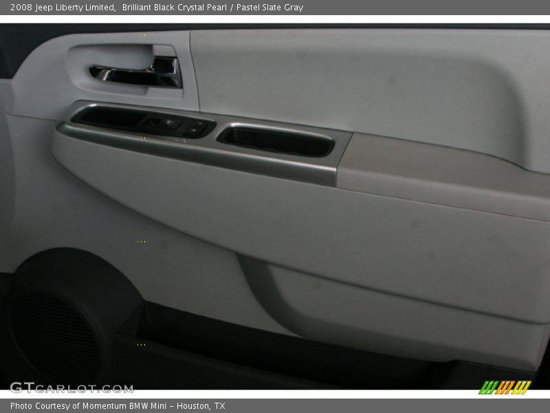 Brilliant Black Crystal Pearl / Pastel Slate Gray 2008 Jeep Liberty Limited