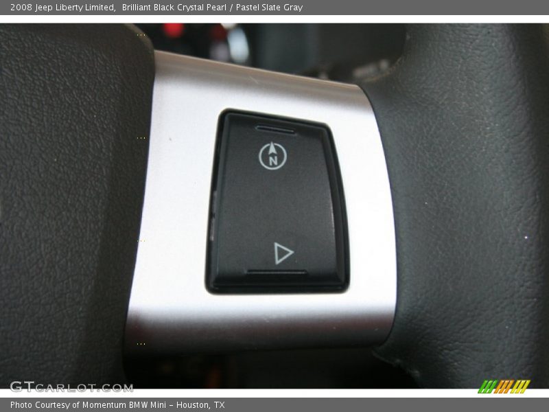 Brilliant Black Crystal Pearl / Pastel Slate Gray 2008 Jeep Liberty Limited