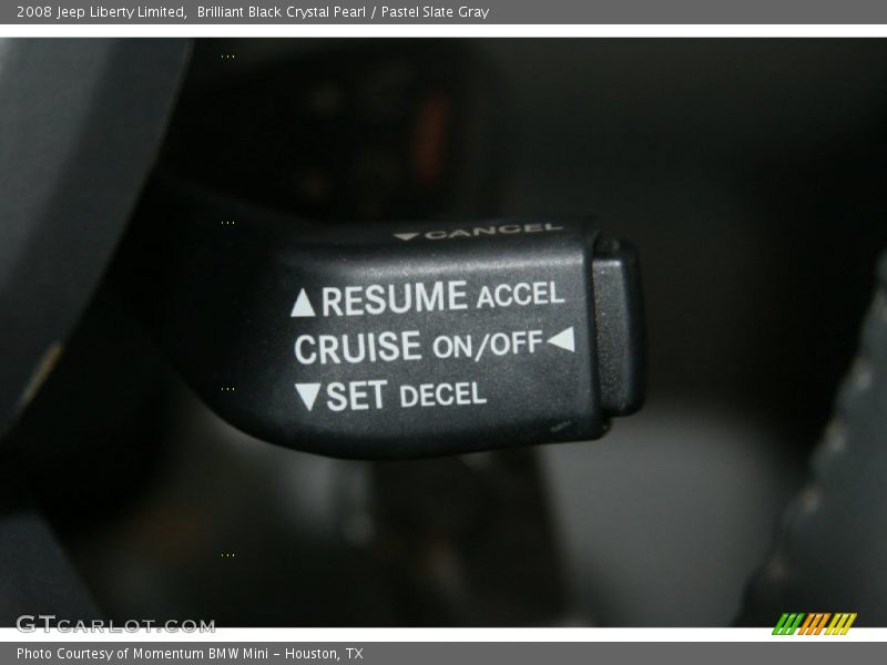 Brilliant Black Crystal Pearl / Pastel Slate Gray 2008 Jeep Liberty Limited