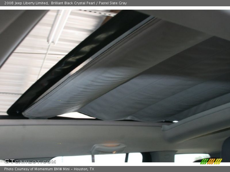 Brilliant Black Crystal Pearl / Pastel Slate Gray 2008 Jeep Liberty Limited