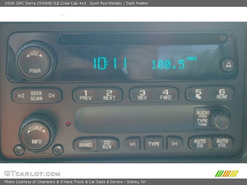 Sport Red Metallic / Dark Pewter 2006 GMC Sierra 2500HD SLE Crew Cab 4x4