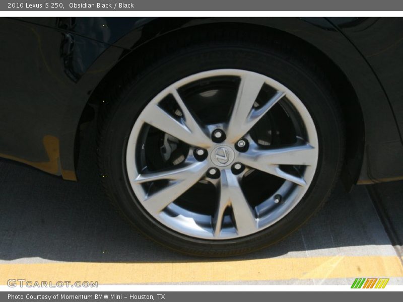 Obsidian Black / Black 2010 Lexus IS 250