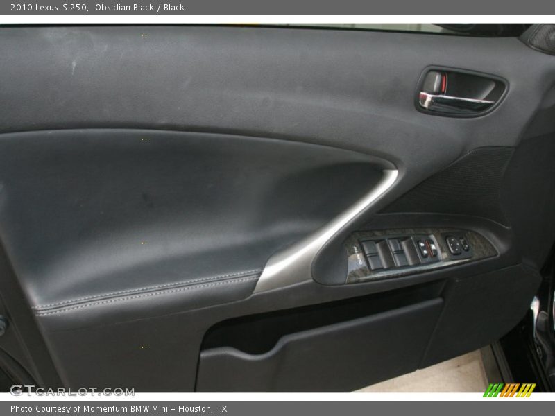 Obsidian Black / Black 2010 Lexus IS 250