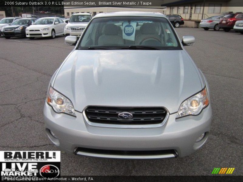 Brilliant Silver Metallic / Taupe 2006 Subaru Outback 3.0 R L.L.Bean Edition Sedan