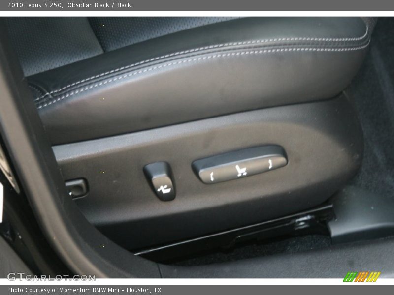 Obsidian Black / Black 2010 Lexus IS 250