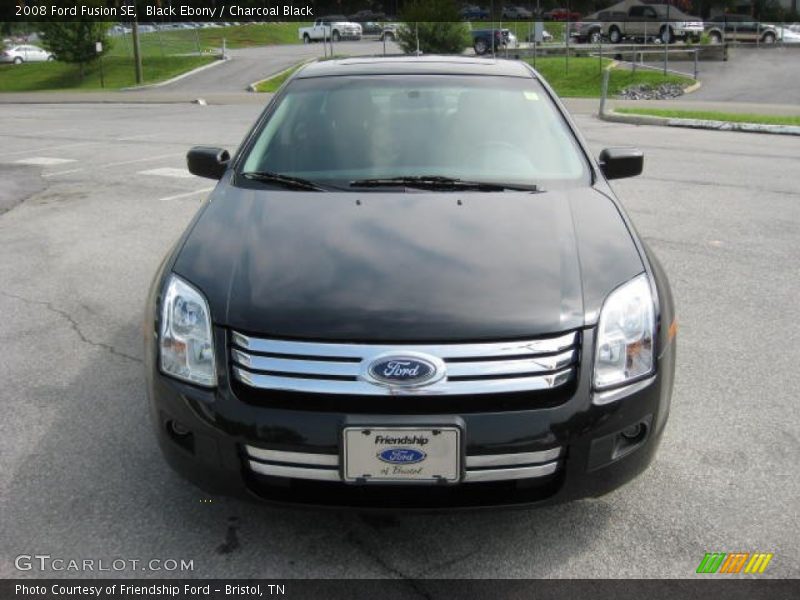Black Ebony / Charcoal Black 2008 Ford Fusion SE