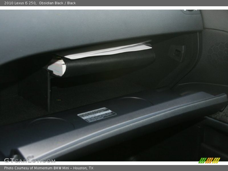 Obsidian Black / Black 2010 Lexus IS 250
