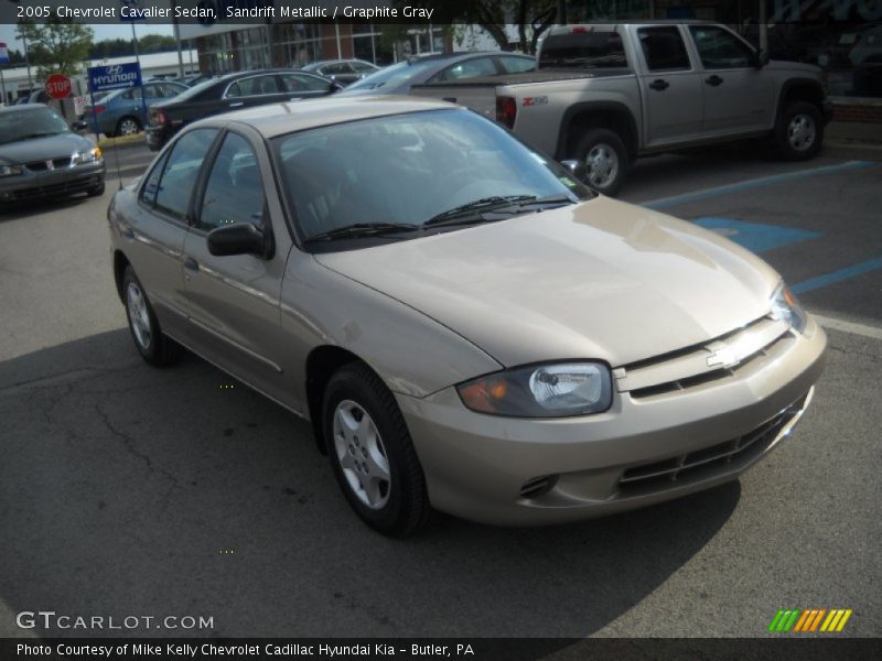 Sandrift Metallic / Graphite Gray 2005 Chevrolet Cavalier Sedan