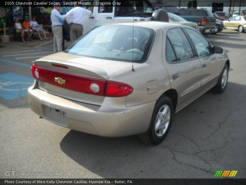 Sandrift Metallic / Graphite Gray 2005 Chevrolet Cavalier Sedan