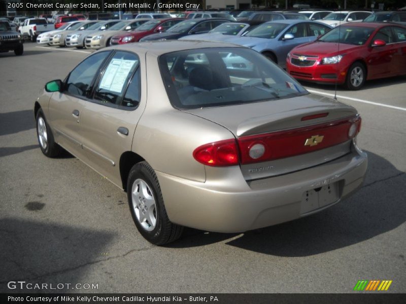 Sandrift Metallic / Graphite Gray 2005 Chevrolet Cavalier Sedan