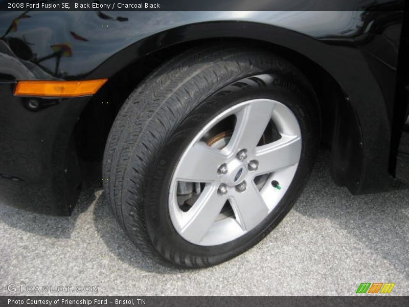 Black Ebony / Charcoal Black 2008 Ford Fusion SE