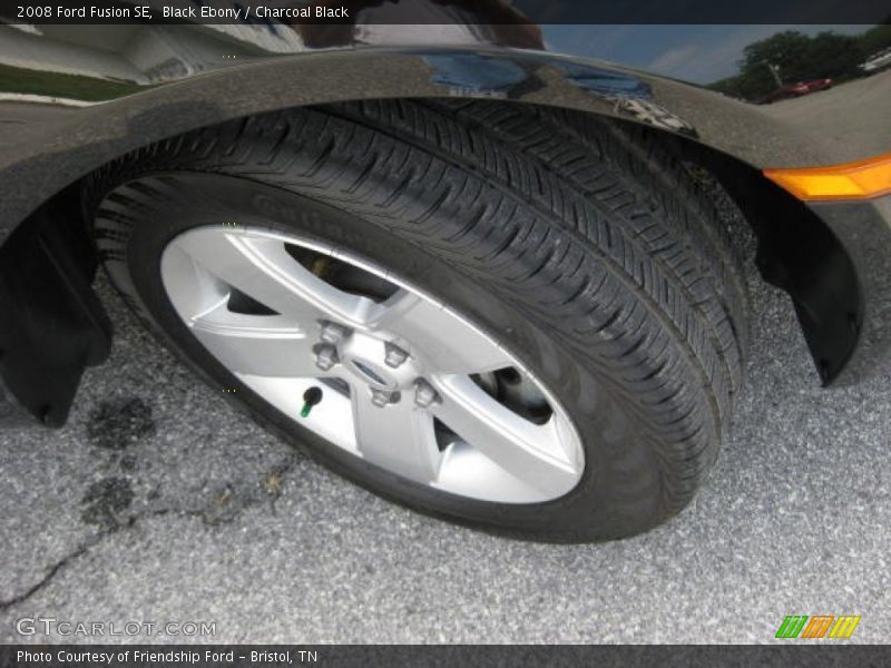 Black Ebony / Charcoal Black 2008 Ford Fusion SE