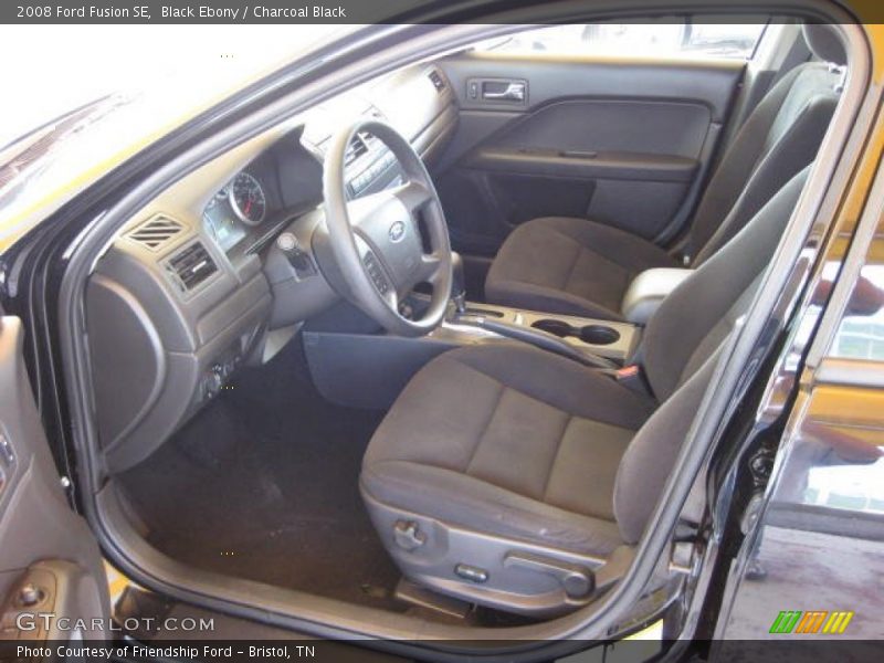 Black Ebony / Charcoal Black 2008 Ford Fusion SE