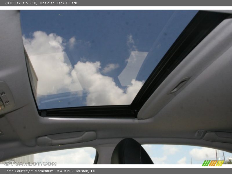 Obsidian Black / Black 2010 Lexus IS 250