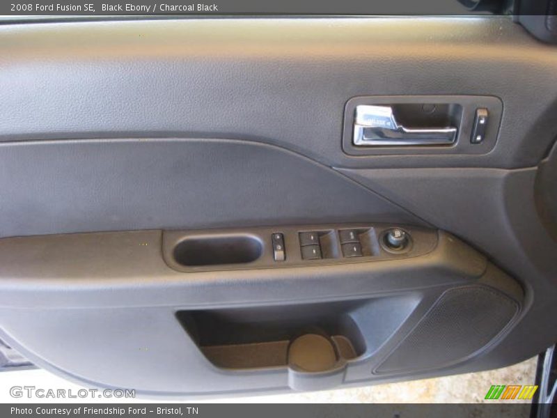 Black Ebony / Charcoal Black 2008 Ford Fusion SE