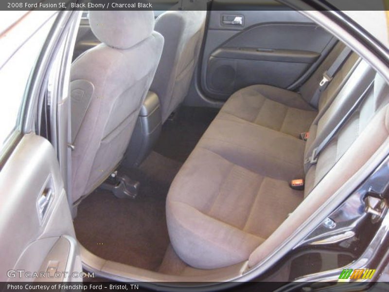 Black Ebony / Charcoal Black 2008 Ford Fusion SE