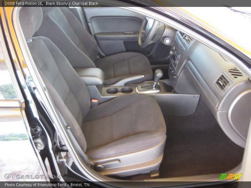 Black Ebony / Charcoal Black 2008 Ford Fusion SE