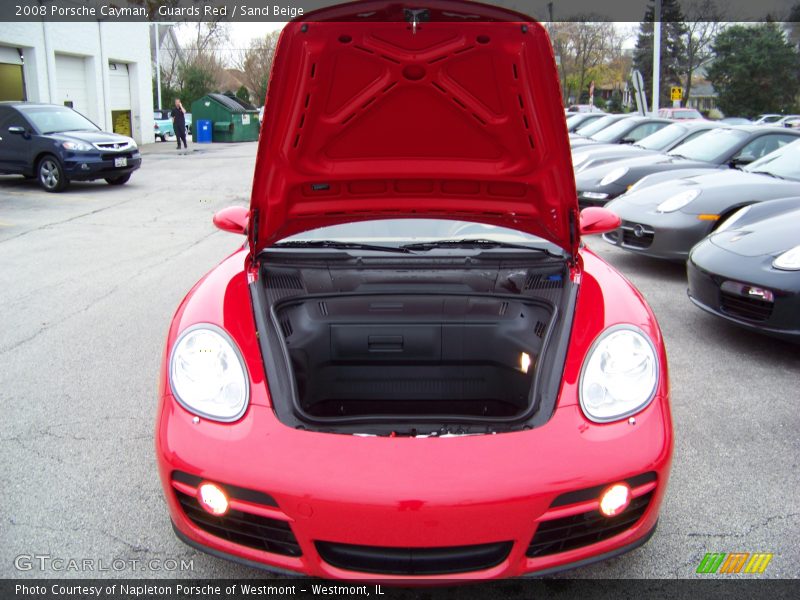 Guards Red / Sand Beige 2008 Porsche Cayman