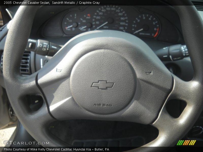 Sandrift Metallic / Graphite Gray 2005 Chevrolet Cavalier Sedan